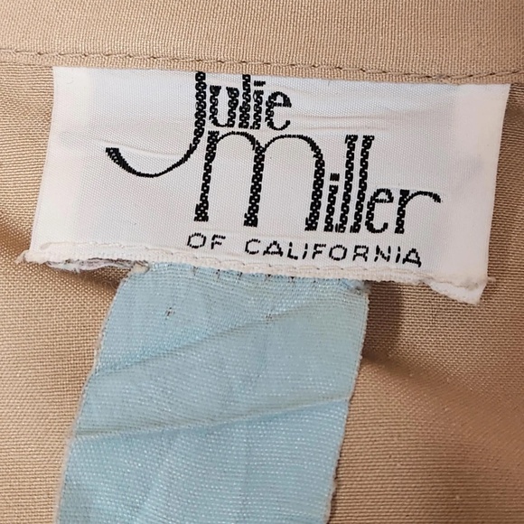 Vintage Trench Coat 70s by Julie Miller of California - Spy Coat - Beige XS S M - Picture 13 of 13